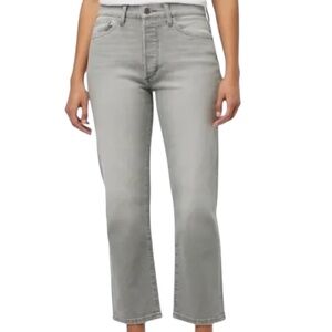JOE’S JEANS WIDE LEG ANKLE IN FADED/DISTRESSED GRAY